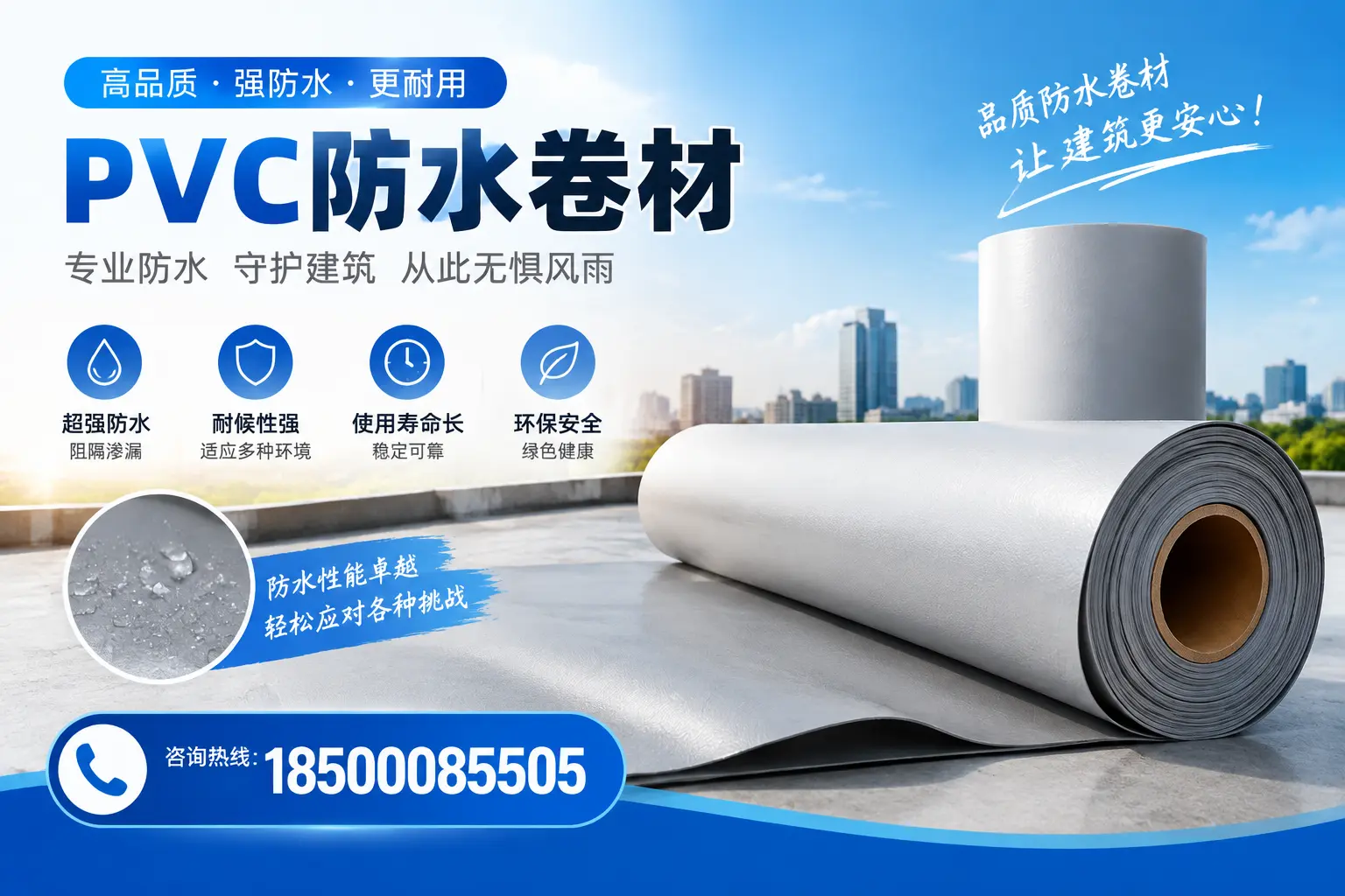 如何选择高质量的PVC防水卷材?绥化消费者必看指南